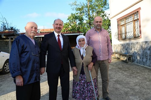 Vali Mehmet Fatih Serdengeçti, Aile Ziyaretlerine Devam Ediyor